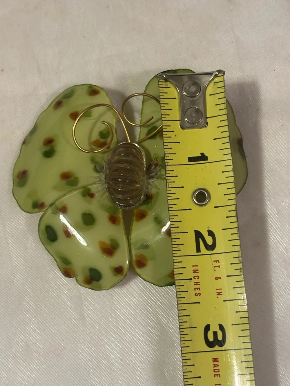Vg Fabrice Paris Resin Butterfly Brooch